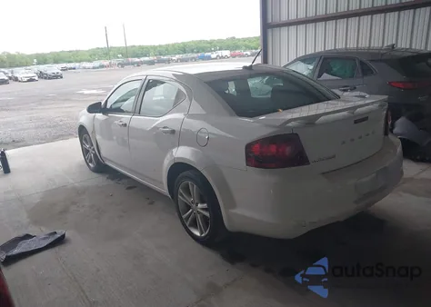 2014 Dodge Avenger Se из США, поврежденный, VIN 1C3CDZAB2EN184104